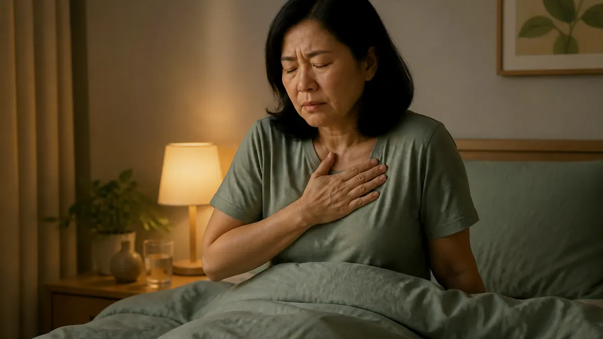 Night heartburn GERD Kokapet